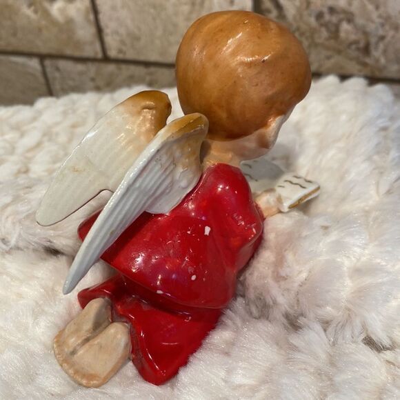 Vintage Christmas Angel Figure Mid Century Modern Bone China - Picture 7 of 8